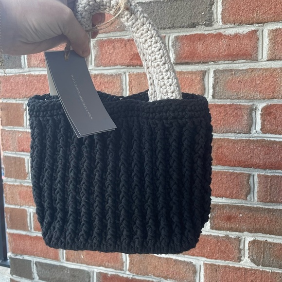 NWT ExpressionsNYC|| Vegan Luxury Vegan Handbag, Crochet Bag, VIRAL - Picture 2 of 8